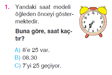 Zaman Ölçüleri Testi
