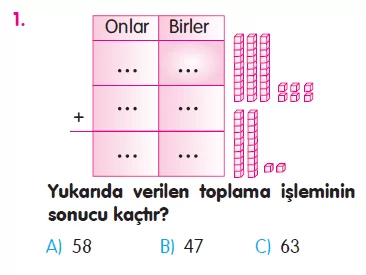 Doğal Sayılarla Toplama İşlemi Testi