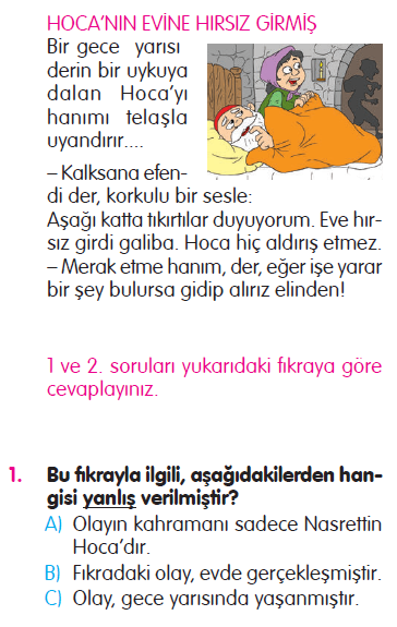 Paragraf - Sözcükte Anlam - Yazım Kuralları - Cümle Testi