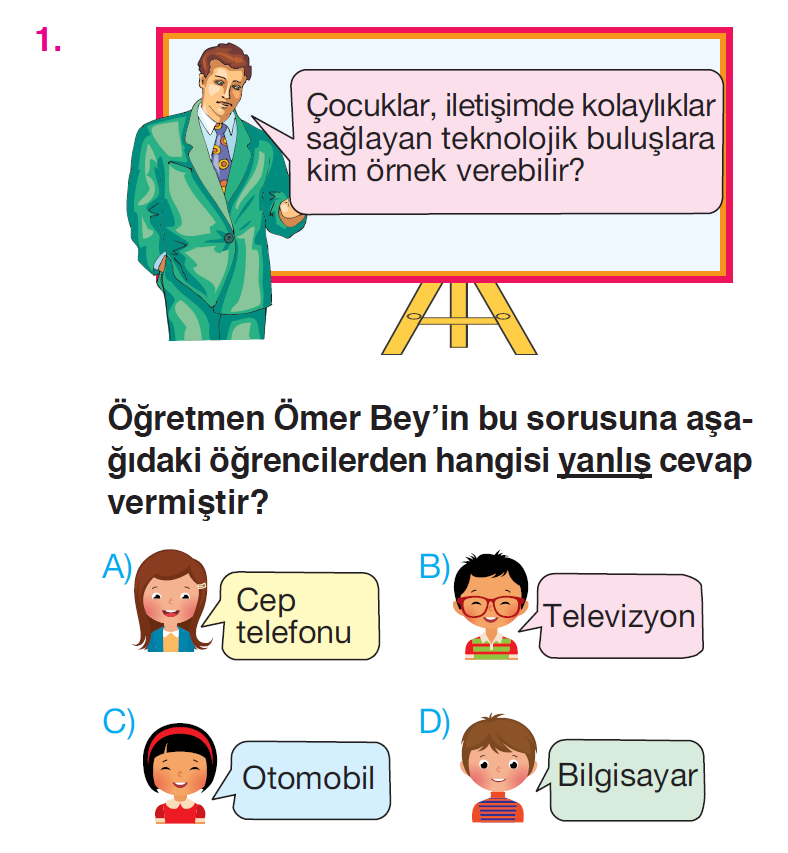 Bilim, Teknoloji ve Toplum - 1 Testi