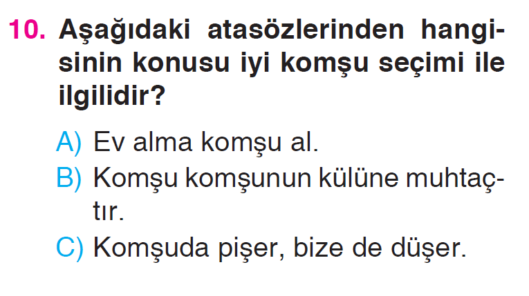 Evimizde Hayat - 1 Testi