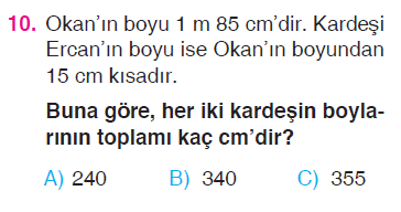 Uzunluk Ölçme Testi
