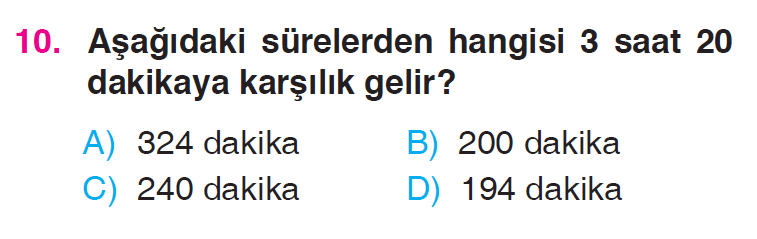 Zaman Ölçüleri Testi