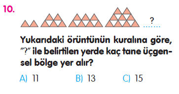 Sayı ve Şekil Örüntüleri Testi