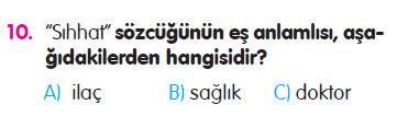 Paragraf - Sözcükte Anlam - Yazım Kuralları - Noktalama İşaretleri Testi