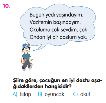 Paragraf - Cümle - Sözcükte Anlam - Noktalama İşaretleri Testi