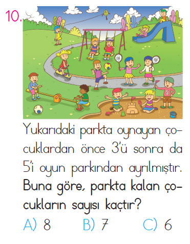 Kesirler - Problemler Testi