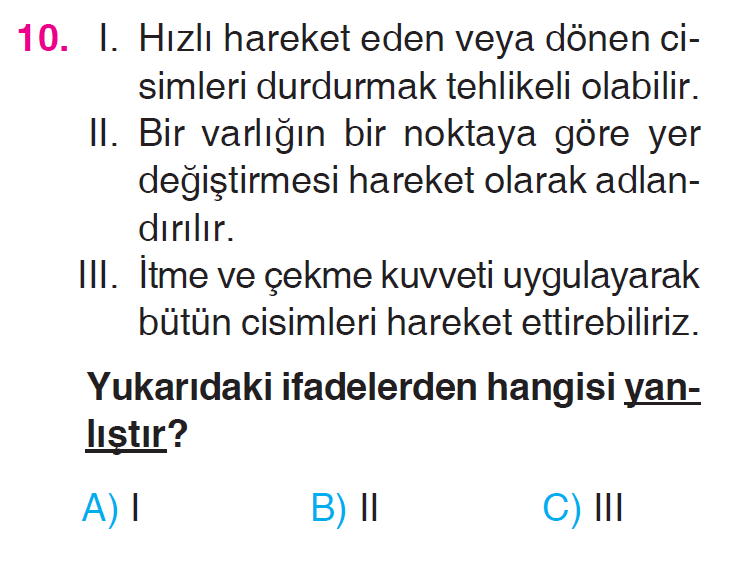 Kuvveti Tanıyalım - 2 Testi