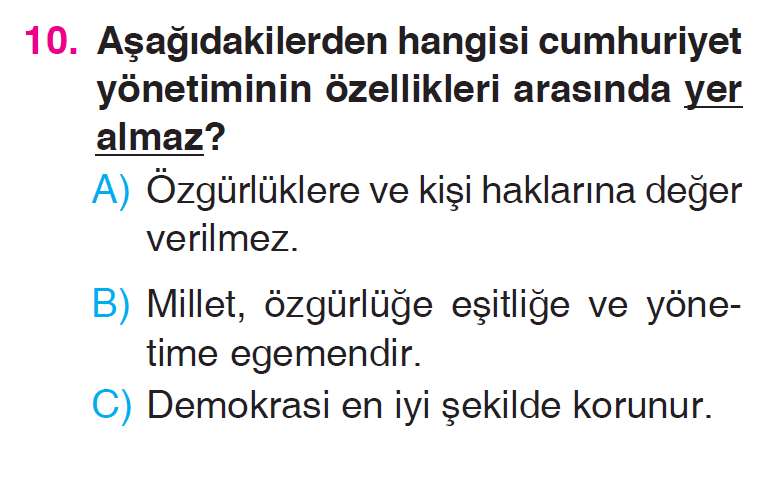 Ülkemizde Hayat - 1 Testi