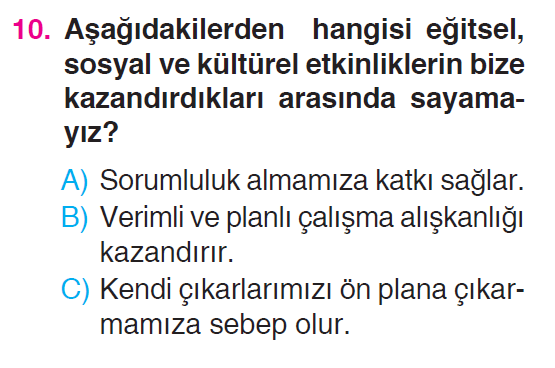 Okulumuzda Hayat - 2 Testi