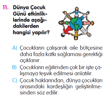 Okulumuzda Hayat - 3 Testi