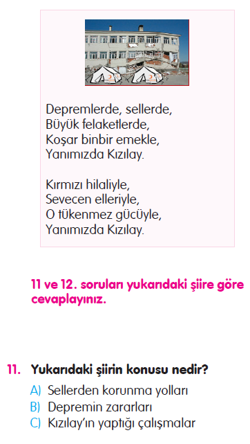 Paragraf - Cümle - Sözcükte Anlam - Yazım Kuralları - Şiir - 5N1K Testi