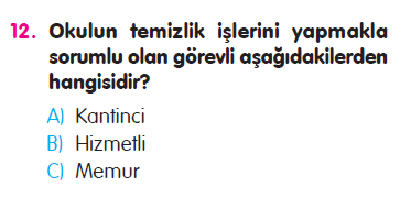 Okulumuzda Hayat - 1 Testi