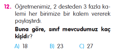 Doğal Sayılar - 1 (Deste - Düzine - Onluklar - Birlikler) Testi