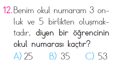 Doğal Sayılar - 2 Testi
