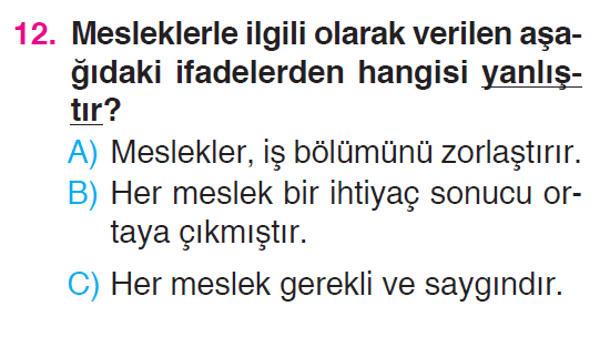 Okulumuzda Hayat - 2 Testi