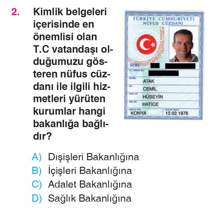 Birey ve Toplum - 1 Testi