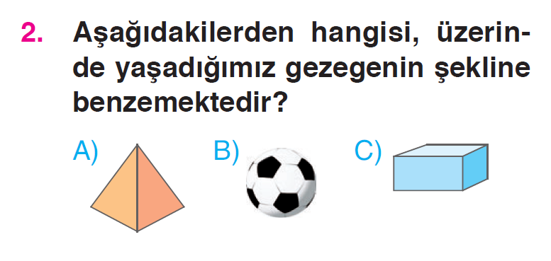 Gezegenimizi Tanıyalım Testi