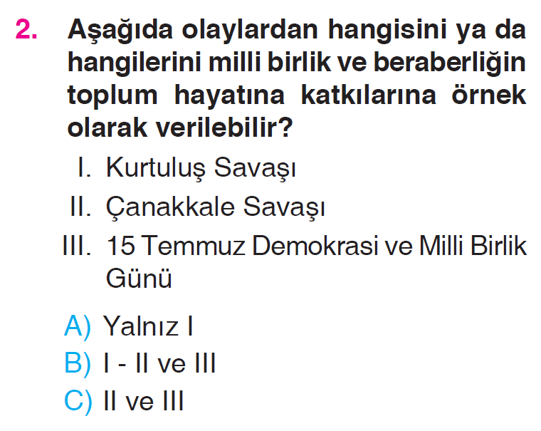 Ülkemizde Hayat - 3 Testi