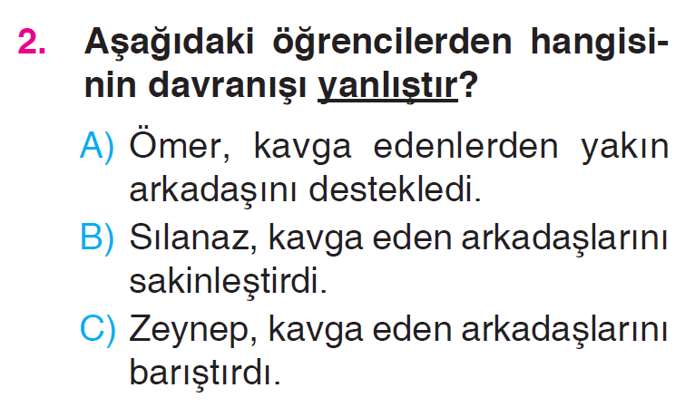 Okulumuzda Hayat - 2 Testi