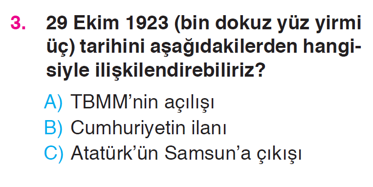 Atatürk'ün Hayatı Testi