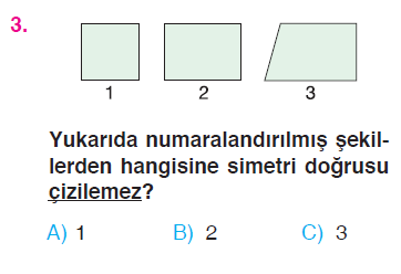 Uzamsal İlişkiler (Simetri) - Örüntü ve Süslemeler Testi