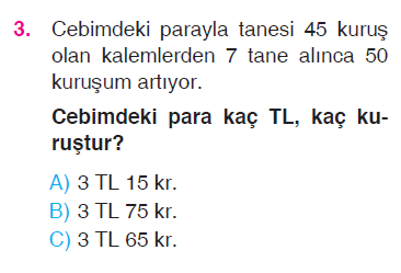Paralarımız - Tartma Testi