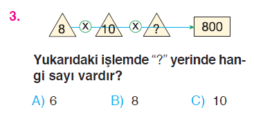 Doğal Sayılarla Çarpma İşlemi Testi