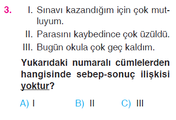 Paragrafta Anlam - Eş Anlam - Zıt Anlam - Cümle - İsimler Testi