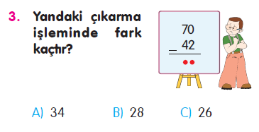 Doğal Sayılarla Çıkarma İşlemi Testi