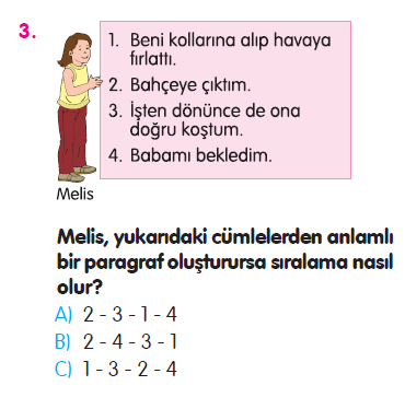 Paragraf - Sözcükte Anlam - Şiir - İsimler Testi