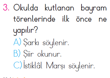 Okulumuzda Hayat - 1 Testi