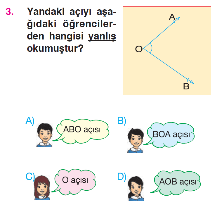 Geometride Temel Kavramlar Testi