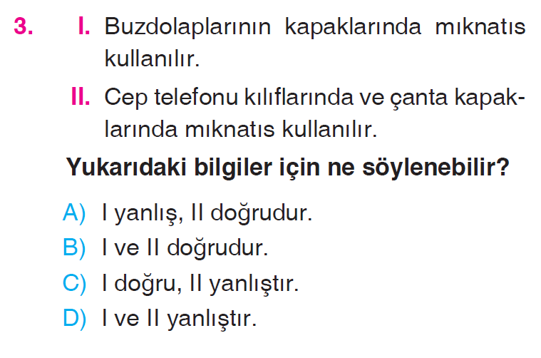Kuvvetin Etkileri - Fiziksel Olaylar - 2 Testi