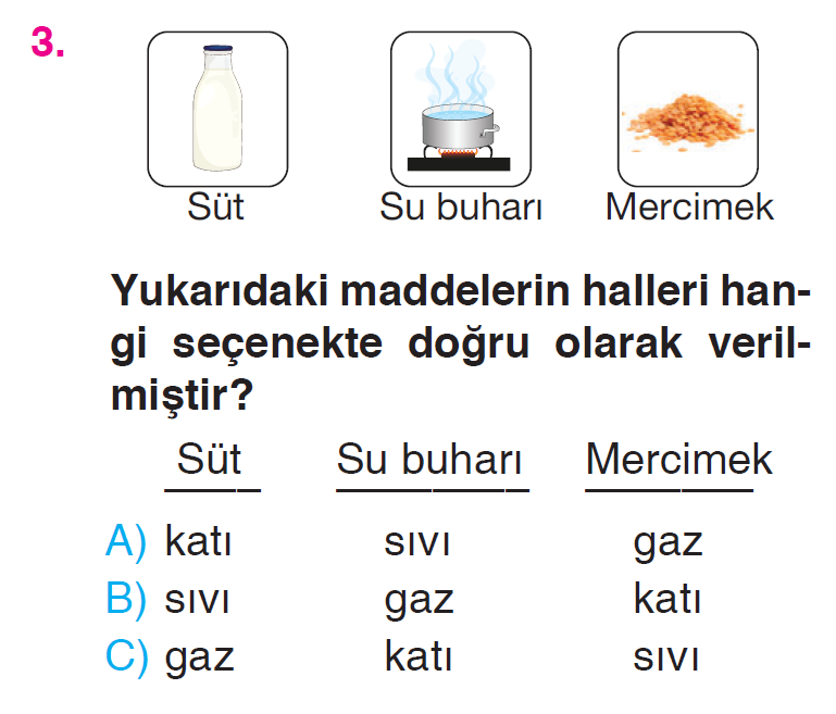 Maddeyi Tanıyalım - 2 Testi