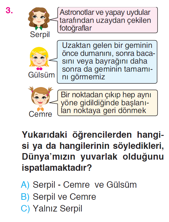 Gezegenimizi Tanıyalım Testi