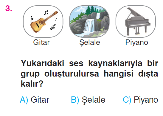 Çevremizdeki Işık ve Sesler - 3 Testi