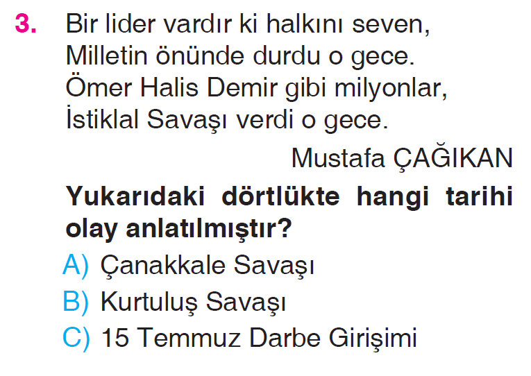 Ülkemizde Hayat - 3 Testi