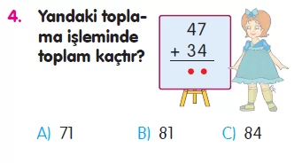 Doğal Sayılarla Toplama İşlemi Testi