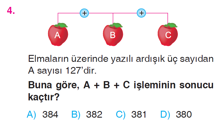 Doğal Sayılarla Toplama İşlemi Testi