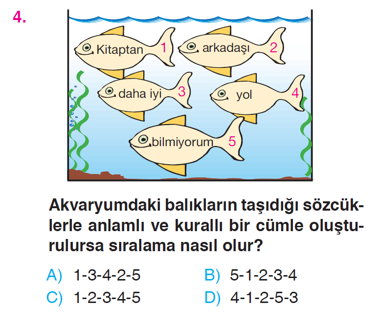 Cümlede Anlam - 1 Testi
