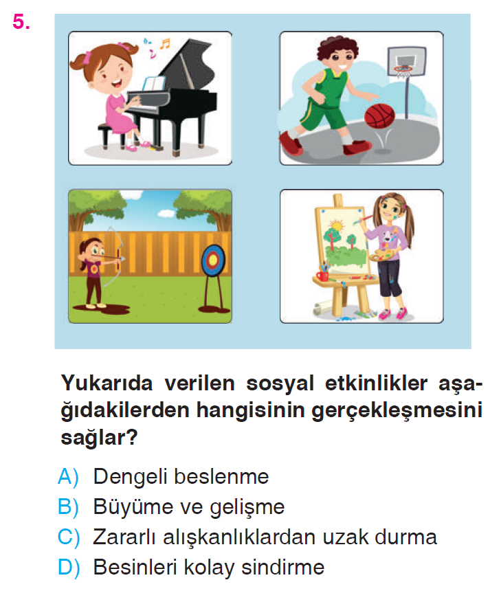 Besinlerimiz - 3 Testi