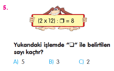 Doğal Sayılarla Bölme İşlemi Testi