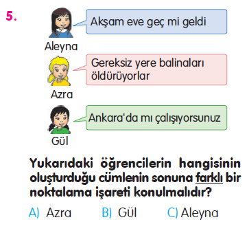 Paragraf - Sözcükte Anlam - Yazım Kuralları - Cümle Testi