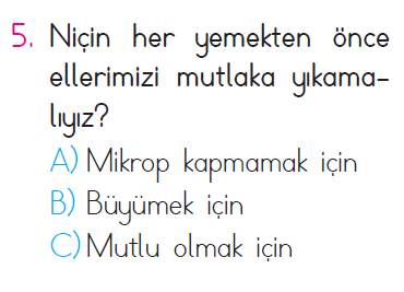 Sağlıklı Hayat - 1 Testi
