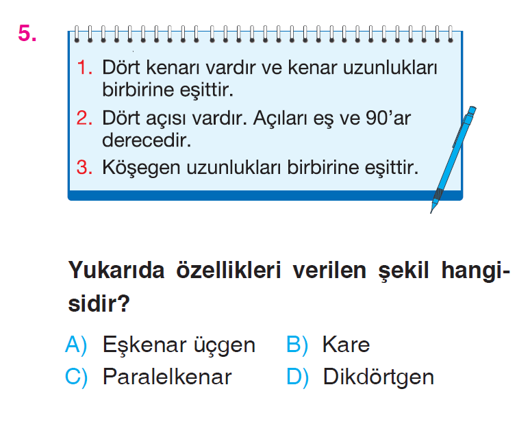 Geometrik Cisimler ve Şekiller Testi