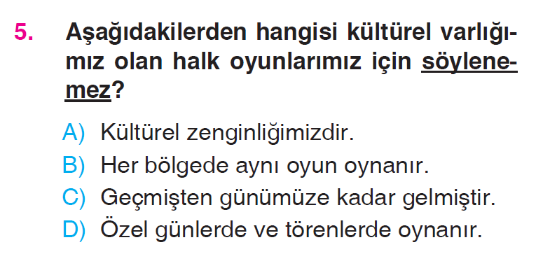 Kültür ve Miras - 1 Testi
