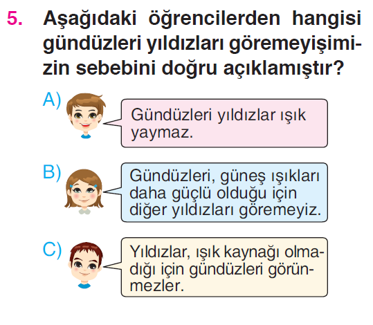 Çevremizdeki Işık ve Sesler - 1 Testi