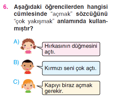Paragrafta Anlam - Eş Anlam - Zıt Anlam - Cümle - İsimler Testi
