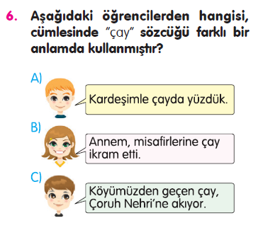 Yazım Kuralları - Noktalama İşaretleri - Sözcükte Anlam - İsimler Testi